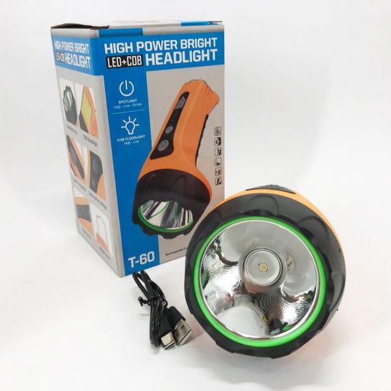 Акумуляторна лампа для кемпінгу T60-3W-COB, Ліхтар переносний для кемпінгу з акб Лампа якісна ZO-22 | Зображення 4