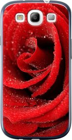 Чехол на Samsung Galaxy S3 i9300 Красная роза "529u-11-17620"