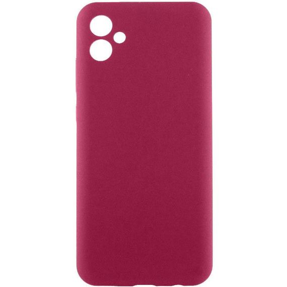 Чехол Silicone Cover Ummi Lakshmi Full Camera (AA) для Samsung Galaxy A07 Бордовый / Marsala