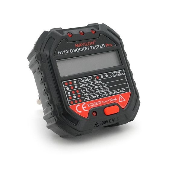 Тестер розеток Mayilon HT-107D, AC: 90-250V | Зображення 2