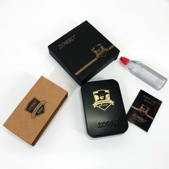 Оригинальная зажигалка в подарок Zorro HL-283, Зажигалки подарки для мужчин, Зажигалка OA-434 для курения | Зображення 3