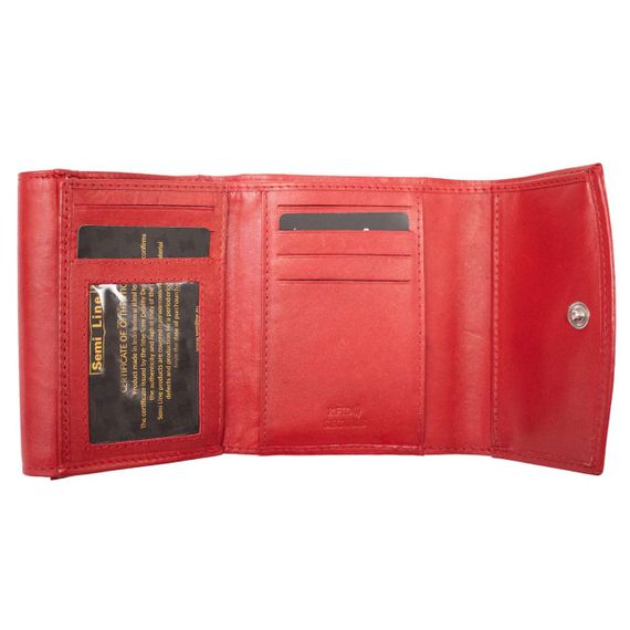 Гаманець жіночий шкіряний Semi Line RFID Red (P8274-2) | Зображення 4