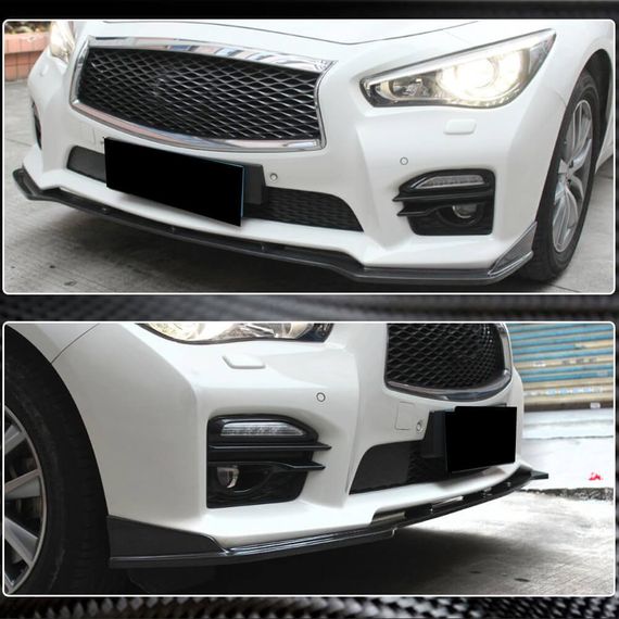 Передний бампер Лип V2 для Q50 Sport 2014-2017 Карбон для Infiniti Q50/Q60 | Зображення 3