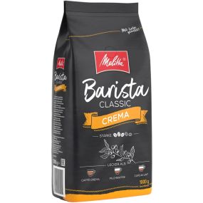 Кава в зернах Melitta Barista Classic Crema 1кг Німеччина Арабіка Мелітта з карамельними нотами