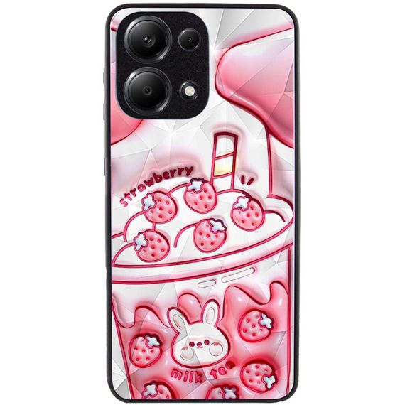 TPU+PC чехол Prisma Fluffie для Xiaomi Poco X6 / Note 13 Pro 5G Strawberry | Зображення 1