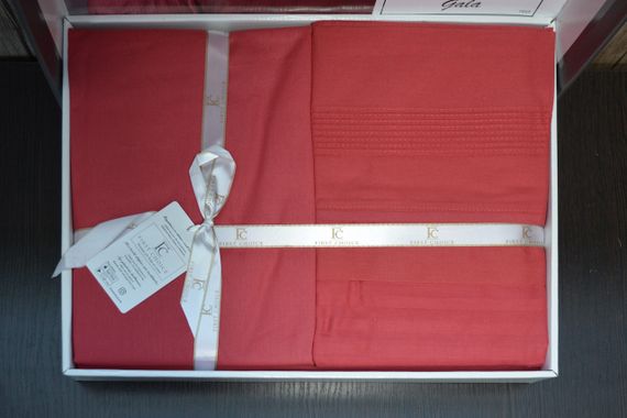 Постельное белье First Choice Ranforce Deluxe DARK 200 х 220 см Gala Red | Зображення 4