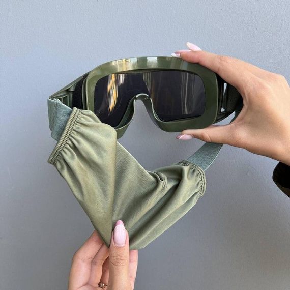 Протиударні Окуляри Військові! Тактичні окуляри Combat! 3 Лінзи! Балістичні окуляри! Окуляри для ЗСУ   знижка | Зображення 5