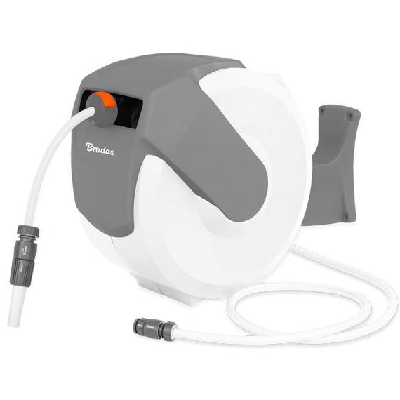 Котушка автоматична Bradas WHITE LINE зі шлангом та аксесуарами 1/2" 20 м WL-W6B20