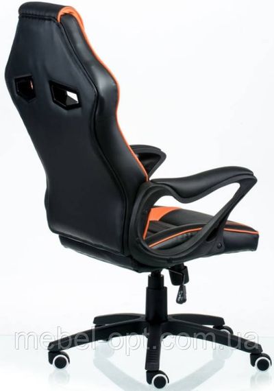 Офісне крісло Game black — orange, Tilt з регулюванням гойдання під вагу користувача | Зображення 3