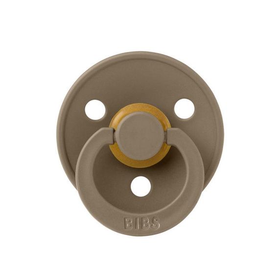 Соска Bibs Colour round 0-6 міс dark oak