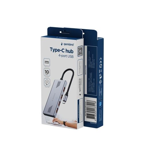 Хаб Gembird UHB-CM-U310-A4-01 на 4 порти USB 3.2 | Зображення 2
