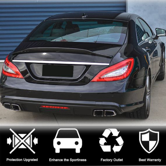 Спойлер V3 (для SD, Карбон) для Mercedes CLS C218 2011-2018 рр | Зображення 2