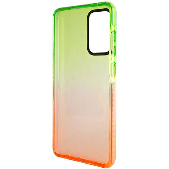 Чохол TPU+PC Sunny Gradient для Samsung Galaxy A52 4G / A52 5G / A52s, Салатовий / Помаранчевий | Зображення 1