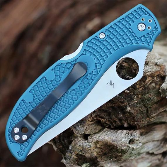 Ніж Spyderco Stretch 2 XL Lightweight K390 FRN Blue | Зображення 5