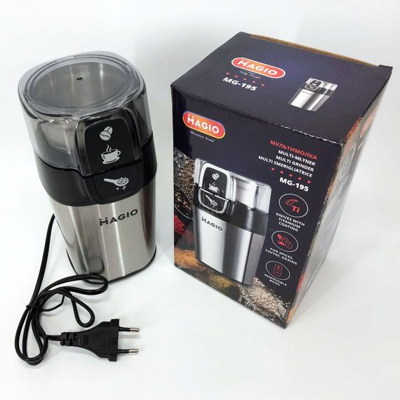 Кофемолка для круп MAGIO MG-195 (300 Вт) | Профессиональные кофемолки | Кофемолка AG-687 для круп | Зображення 9