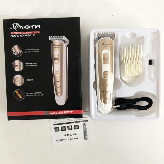 Професійна електробритва Gemei GM-6113, Машинка для стрижки волосся домашня, для YF-123 стрижки голови | Зображення 6