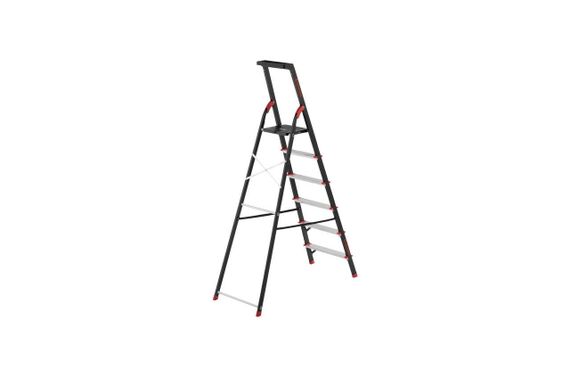 Стремянка Intertool - 6 ступеней x 1280 мм (LT-0056) | Зображення 1