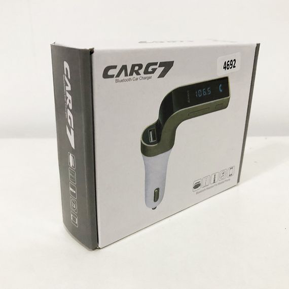 Автомобильный FM модулятор Car G7 FM Modulator Bluetooth. VH-127 Цвет: золотой | Зображення 4