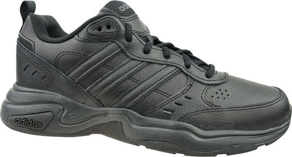 Чоловічі шкіряні кросівки Adidas strutter Темно-сірий 45,5 (1727086992)