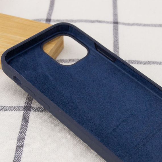 Чехол Silicone Case Full Protective (AA) для Apple iPhone 13 Pro Max (6.7") Темный Синий / Midnight Blue | Зображення 2