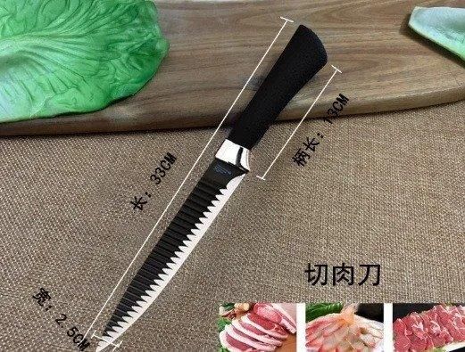 Универсальный набор ножей для кухни Swiss Family SF 008 кухонные ножи с мраморным покрытием | Зображення 3