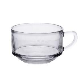 Набір чашок 6 шт для чаю та кави по 270 мл скляні прозорі HP-YH-69