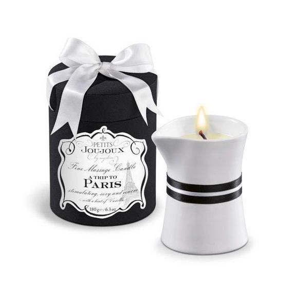 Масажна свічка в подарунковій упаковці Petits Joujoux - Paris - Vanilla and Sandalwood, 190г