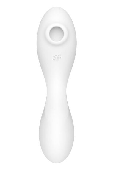 Вакуумний стимулятор із вібрацією Satisfyer Curvy Trinity 5 (White) | Зображення 1