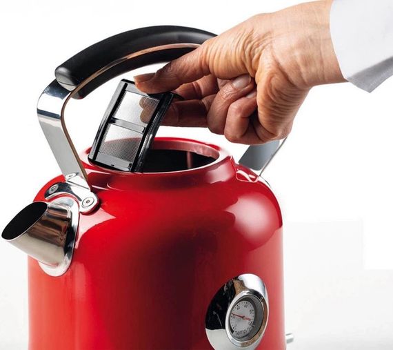 Електрочайник Ariete Moderna ART-2854 BKRD 1,7 л червоний | Зображення 4