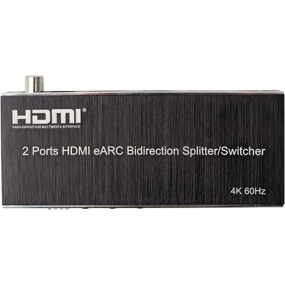 Разветвитель PowerPlant 2 Ports HDMI eARC (CA914906)