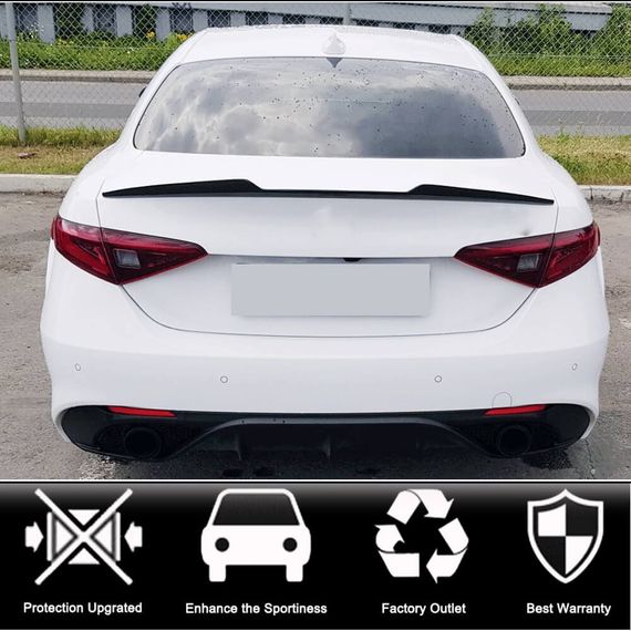 Спойлер V3 (Карбон) для Alfa Romeo Giulia 2016-2022 рр | Зображення 8