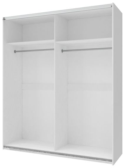 Шафа купе L-Caiser Doros Білий / Білий вставки Клондайк 2 ДСП 180х60х213 (42004001) | Зображення 1
