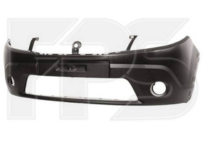 Передний бампер Renault Sandero Stepway '08-13  с отв. под птф