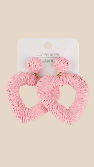 Сережки жіночі Сердечка Color Pop LAWA WTJ02605 Рожевий shop (2000999550171) | Зображення 1