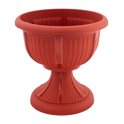 Вазон Леон з підставкою 51см теракот Алеана