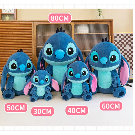 Плюшевий сидячий Стіч іграшка-обіймашка 52 см, з мультфільму Ліло та Стіч | Зображення 3