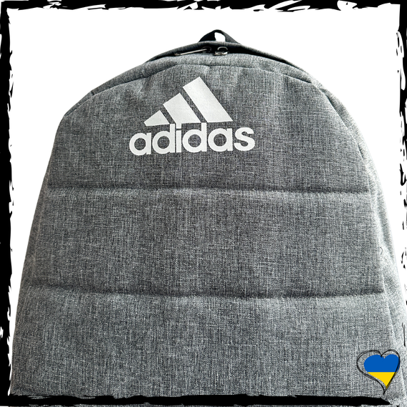 Рюкзак Adidas Air сірий. Рюкзак Адідас аір. Рюкзак вмісткий, молодіжний. Рюкзак якісний, рюкзак | Зображення 1