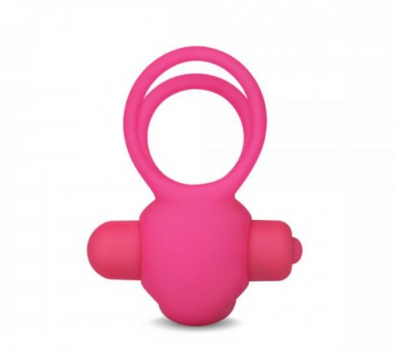 Ерекційне віброкольцо Power Clit Cockring, Pink Sex Aura | Зображення 1