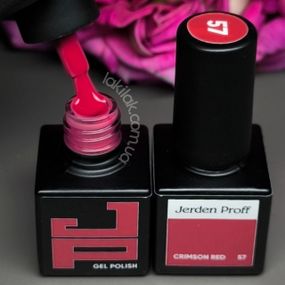 Гель-лак Jerden Proff №57 (багряно-червоний) 5 мл