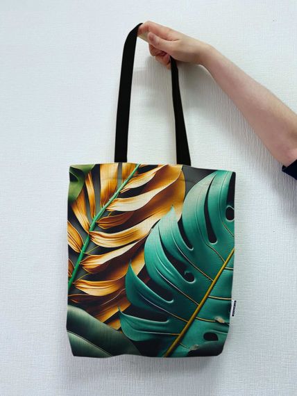 Екосумка з двунитки - Exotic Leaves. Сільпо