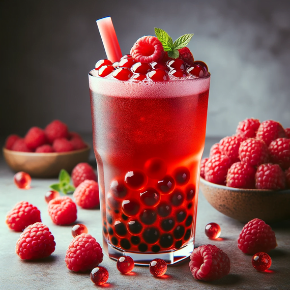Bubble tea Перлини Малина 3.2 кг TM BoBoQ | Зображення 1