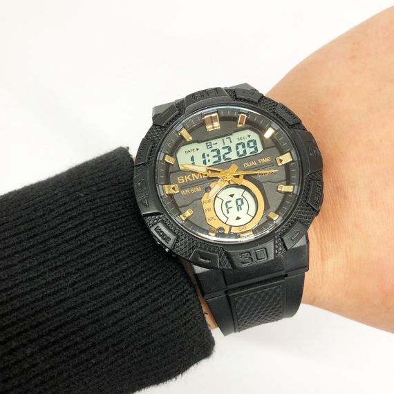 Брендові чоловічі годинники SKMEI 1881GDWT, Годинники для військовослужбовців, Водонепроникний годинник IB-89 | Зображення 1