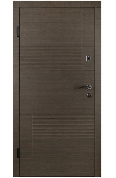 Дверь входная Мега ПВХ Венге горизонт серый Ескада - 1 Венге горизонт серый