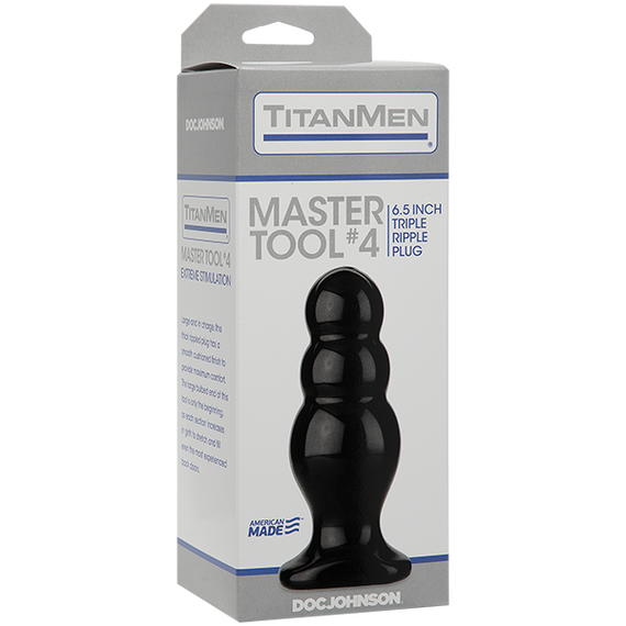 Анальний стимулятор Doc Johnson Titanmen Tools – Master, діаметр 6,6 см | Зображення 1