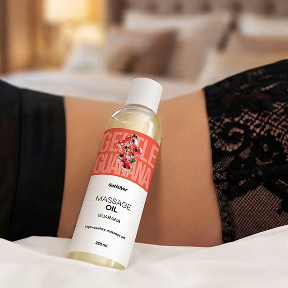 Розпродаж!!! Масажна олія Satisfyer Massage Oil Guarana 250 мл (термін 30.04.2027) Sex Aura | Зображення 6
