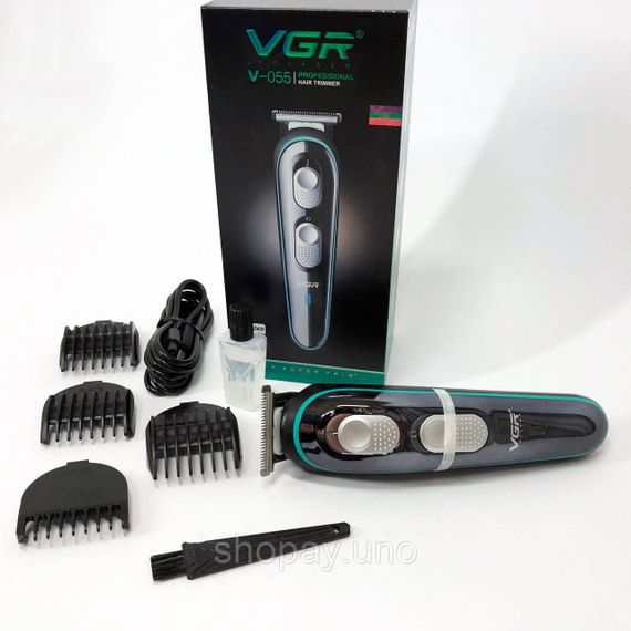 Машинка для стрижки с дополнительными насадками VGR V-055, Машинка для стрижки волос электрическая ZI-28 | Зображення 4
