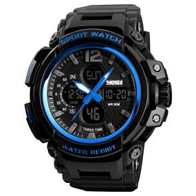 Годинник S2kmei 1343 Black-Blue