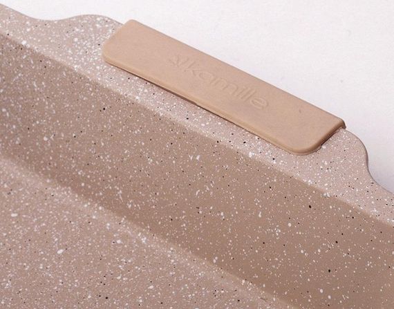 Форма для випічки Kamille Marble 40.5х27х6см з силіконовими ручками | Зображення 2