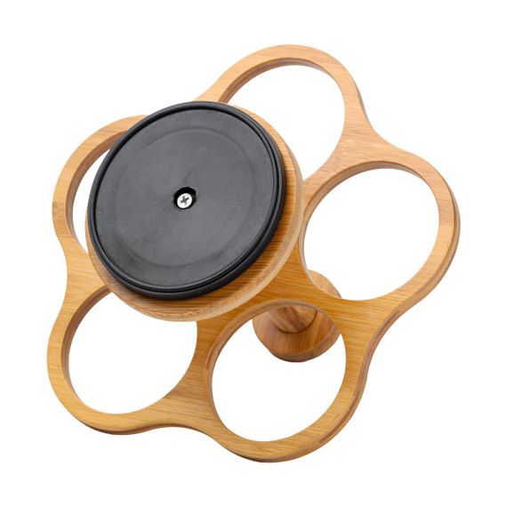 Набір для сипучих продуктів 5 банок по 120 на бамбуковій підставці HP1232 | Зображення 3