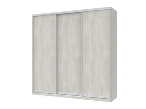 Шафа купе Сіті Лайт Doros Біле дерево 3 ДСП 225х60х225 (42002005)